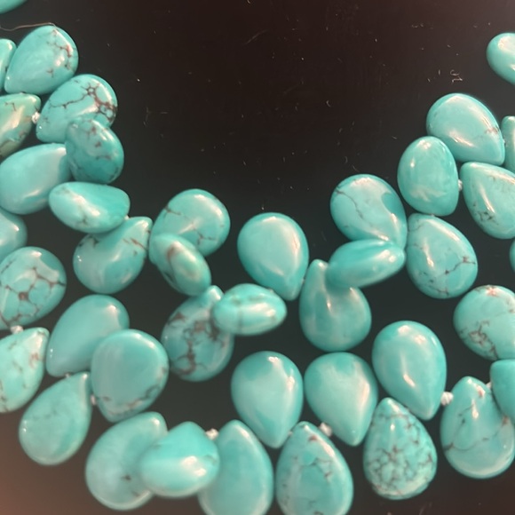 Turquoise Double Stranded Necklace - Picture 2 of 4